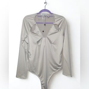 Sophie Cream Long Sleeve Bodysuit